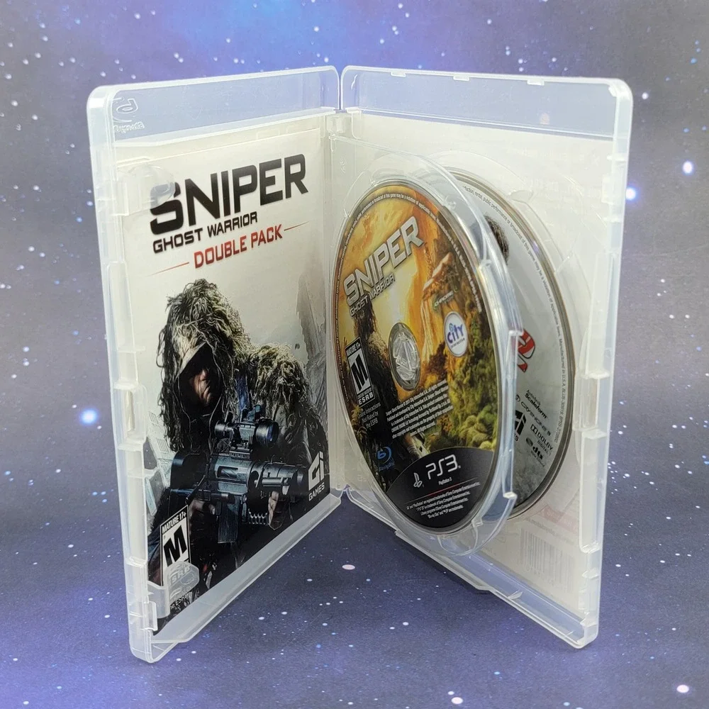 Sniper Ghost Warrior Double Pack PS3 Playstation 3 1 & 2 Bundle BLUS-82003